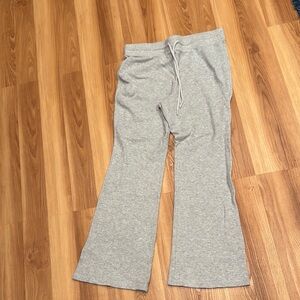 Gray waffle pants
